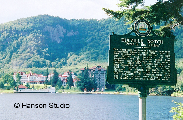 Dixville Notch, NH - Sign